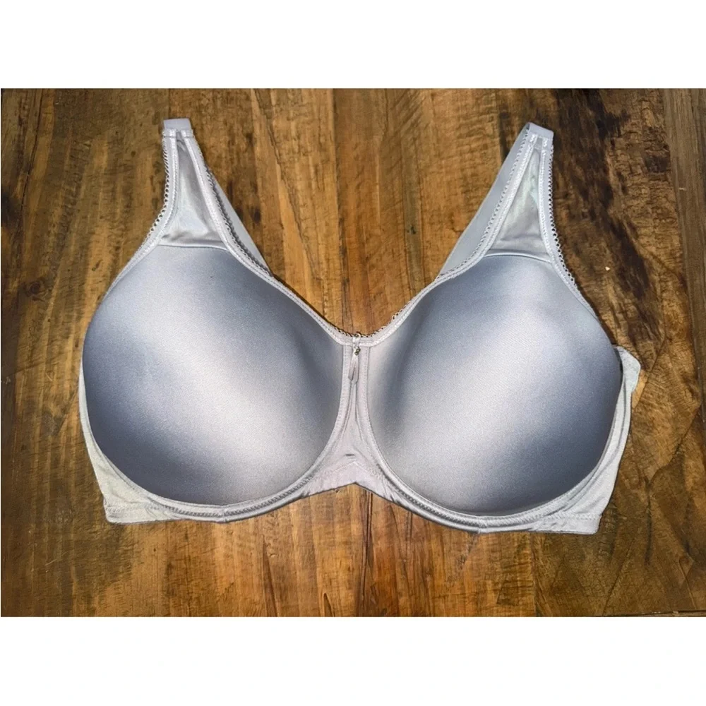 Wacoal 813592 Basic Beauty Spacer Underwire T-Shirt Bra Icy Gray silver 42DDD